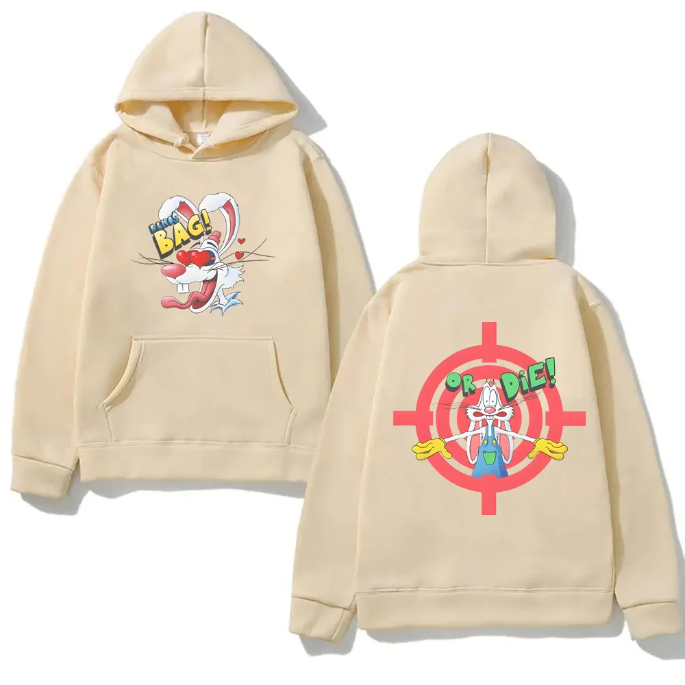 أرنب هوديس bbno$ نفس الموقع الرسمي مع مقنعين البساطة عارضة البلوز Moletom الكرتون عالية الجودة الشتاء هودي #2