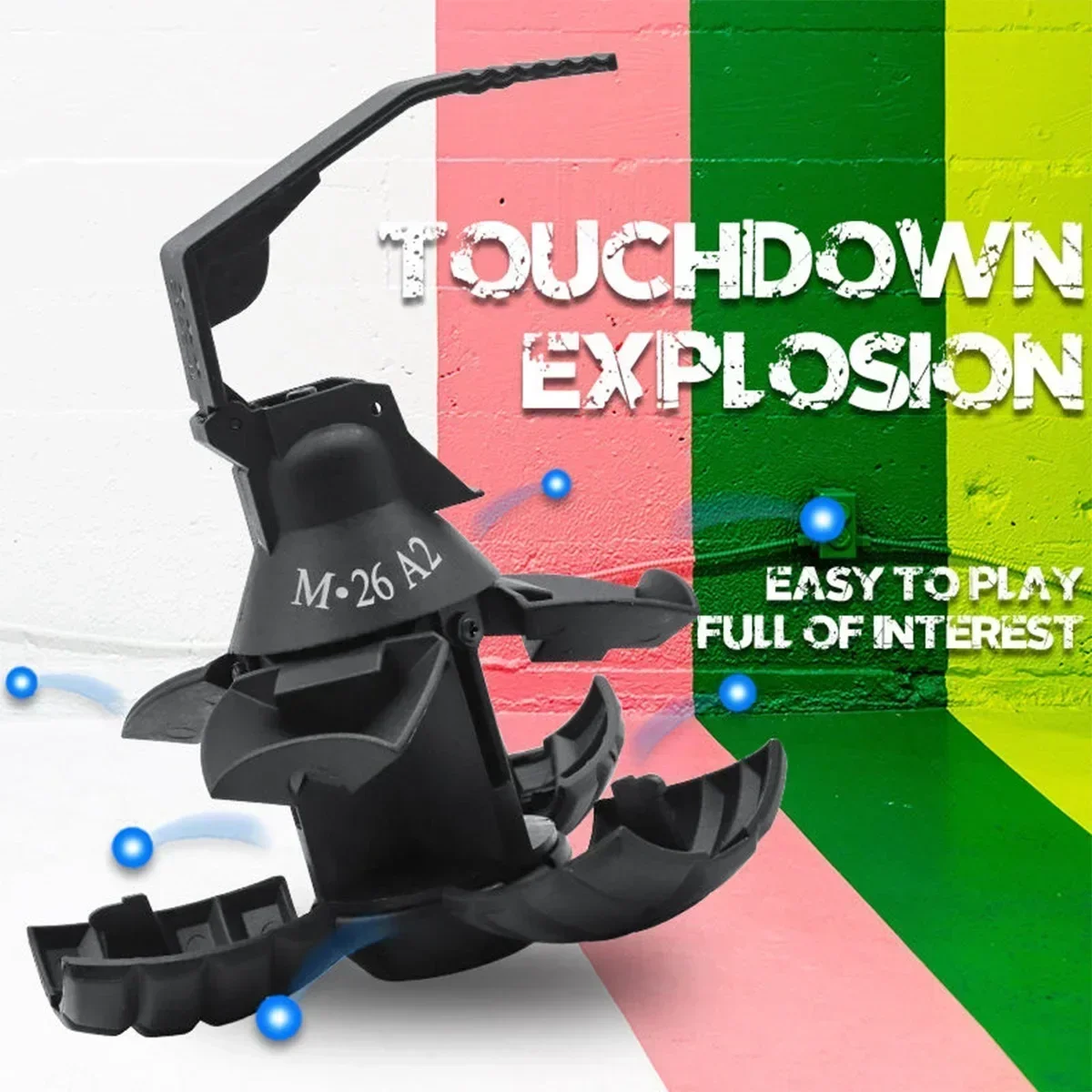 BPull الدائري اللعب دور اللعب نموذج السهام M26A2 الادسنس قنبلة يدوية Toys1/ 3 قطعة قنبلة يدوية التكتيكية البلاستيك معركة لعبة لعبة قنابل يدوية #3