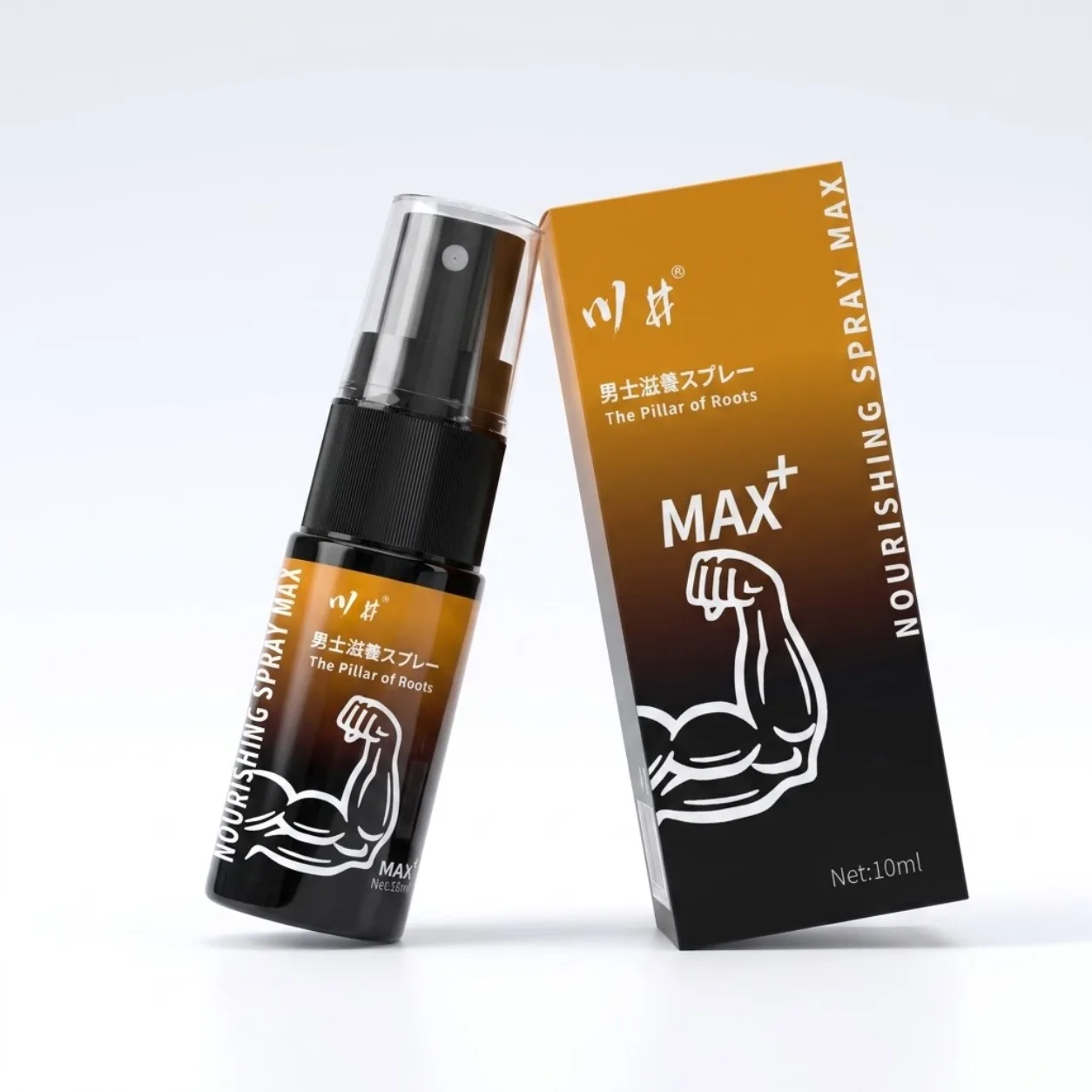 Delay Spray for Men 10ml-50ml, Fast Absorbing Herbal Nourishing Spray with Plant Extracts, Non-Greasy Daily Care, CHUANJING