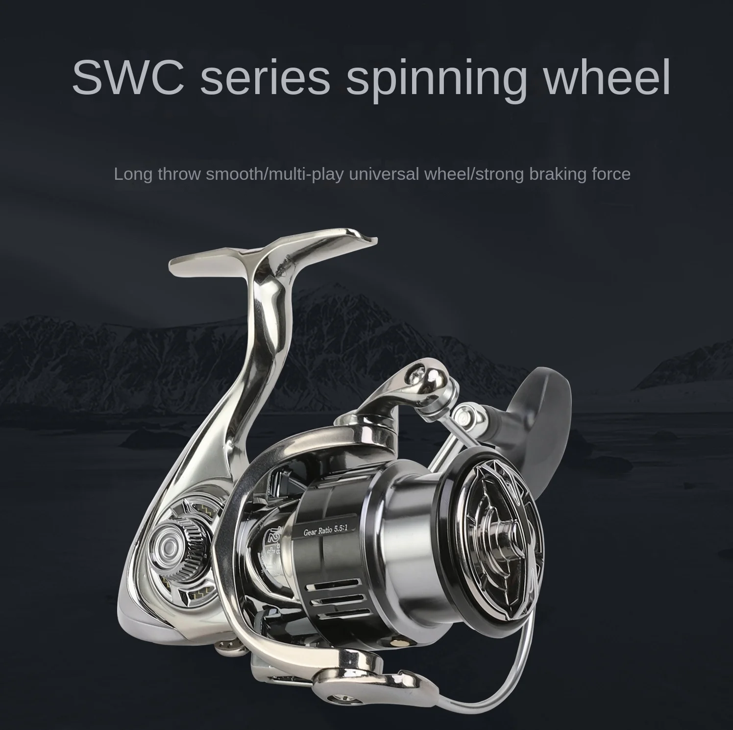 Fishing reel, Yafang wheel, all metal, seamless, anti seawater, long-distance sea fishing, rotary arm fishing wheel