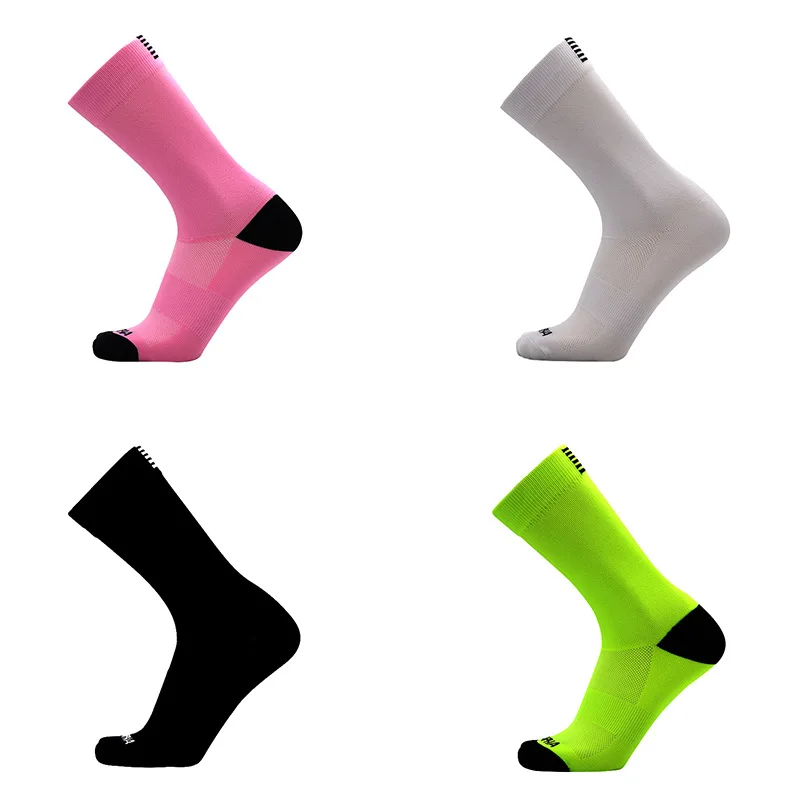 Conjunto de calcetines deportivos para hombre y mujer, calcetín deportivo de algodón con amortiguación, para baloncesto, ciclismo, correr, senderismo y tenis, 4 pares