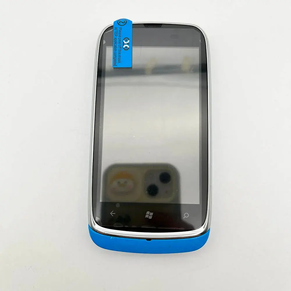 الأصلي مقفلة Lumia 610 شريحة واحدة 8GB ROM 256MB RAM 3.7 "1300mAh شحن سريع 3G TFT الهاتف المحمول في حالة جيدة #2