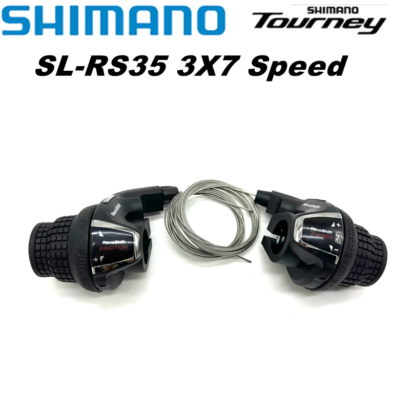 Shimano Tourney SL-RS35 Revoshift grip bike Twist Shifter lever 3*6s 3*7s 18S 21s bicycle Comb with grips RS35 as RS31 RS36