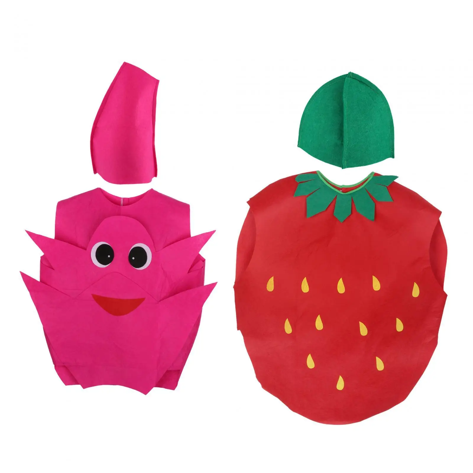 

Fruit Costume with Hat Cute Decorative Reusable Novelty Dressing up Cosplay