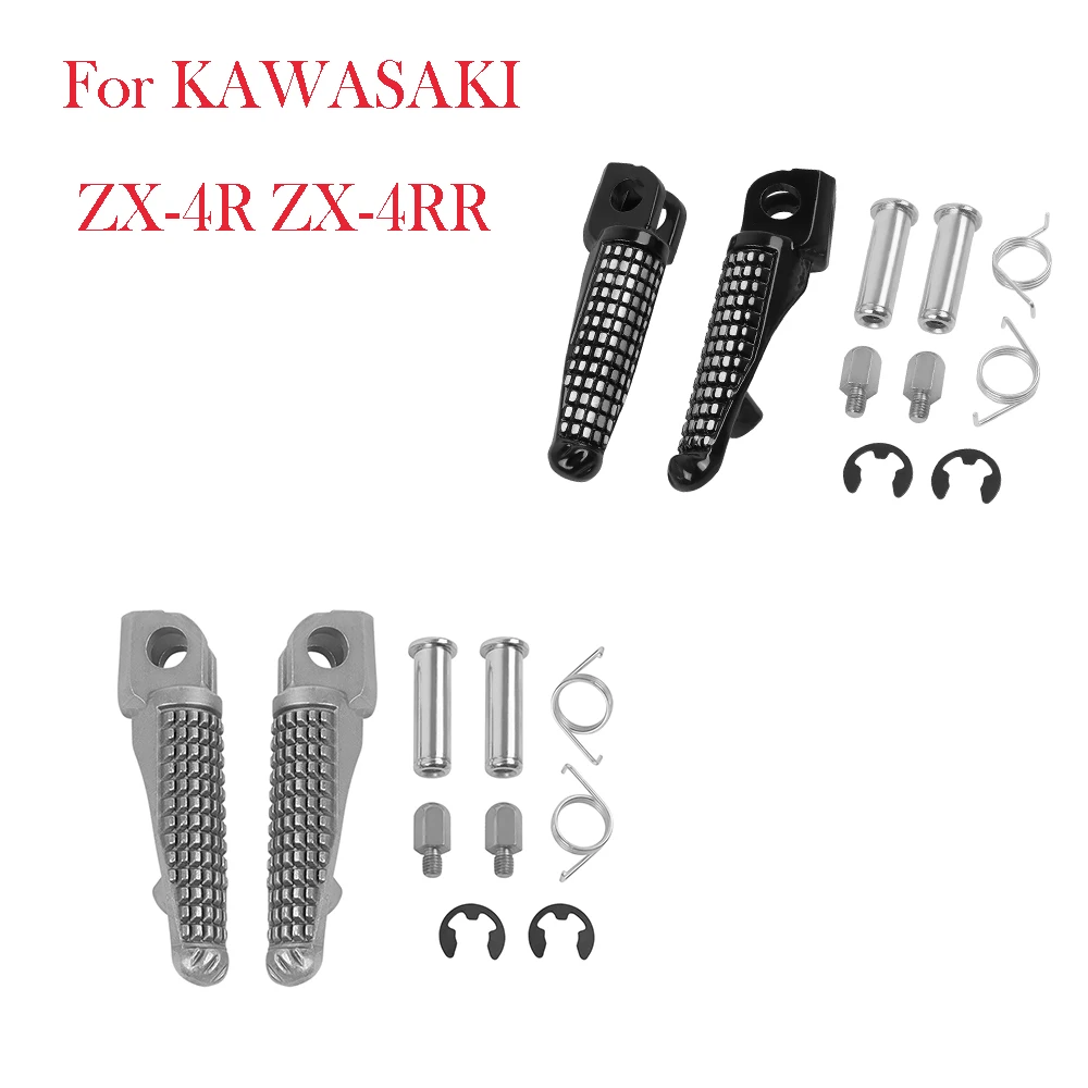 Motorcycle Rear Footrests Foot Pegs Pedals For KAWASAKI ZX-4R ZX-4RR ZX 4R 4RR