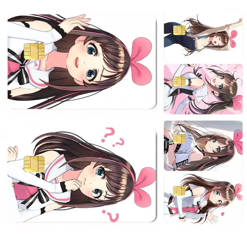 VTuber-r k-Kizuna AI High Definition Matte PVC Film Tape | For Credit Card, Debit Card Stickers & Gift Decoration