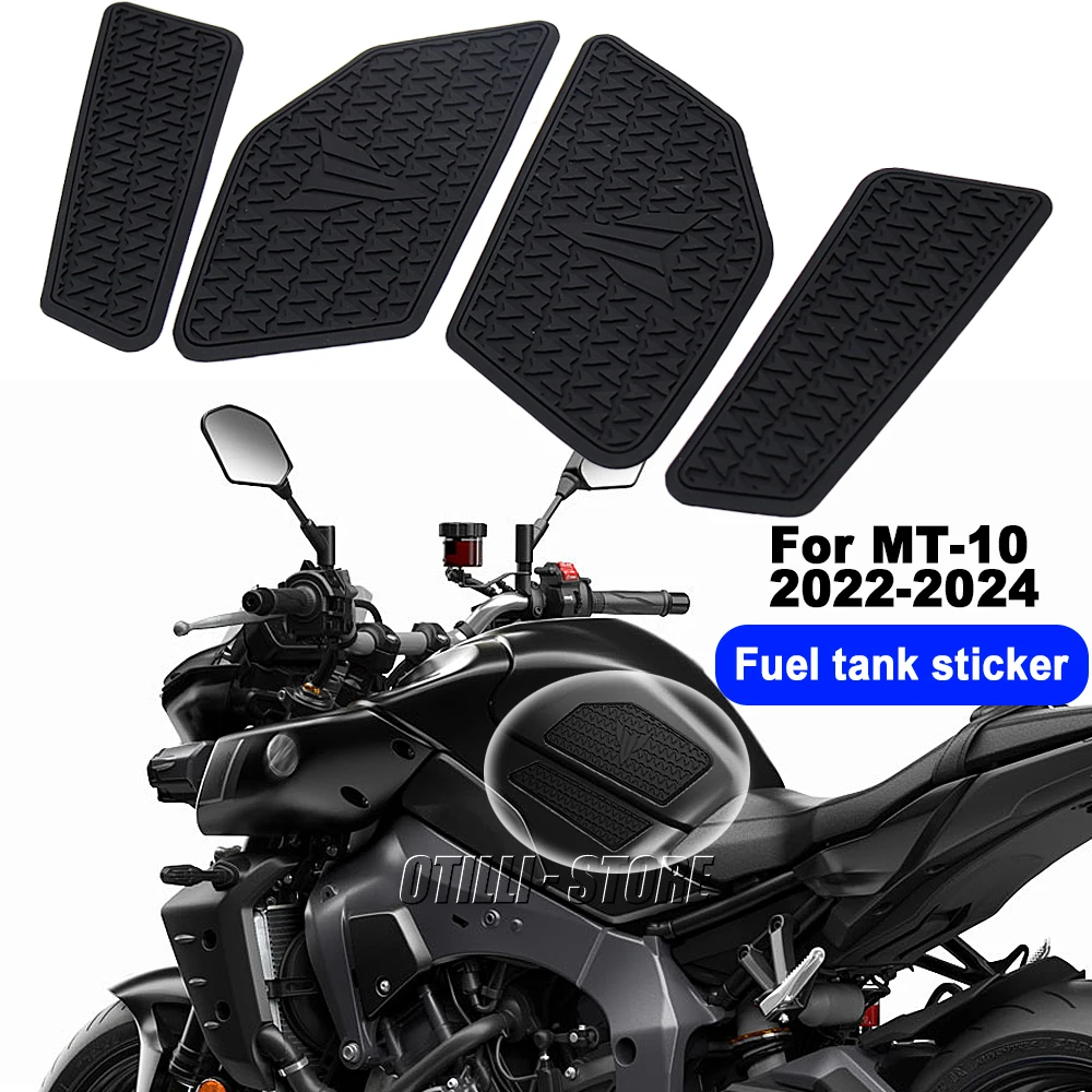 Motorcycle Accessories Fuel tank anti-skid sticker For Yamaha MT10 MT-10 mt10 Tank Traction Pad Slip Gas Knee Grip Protector