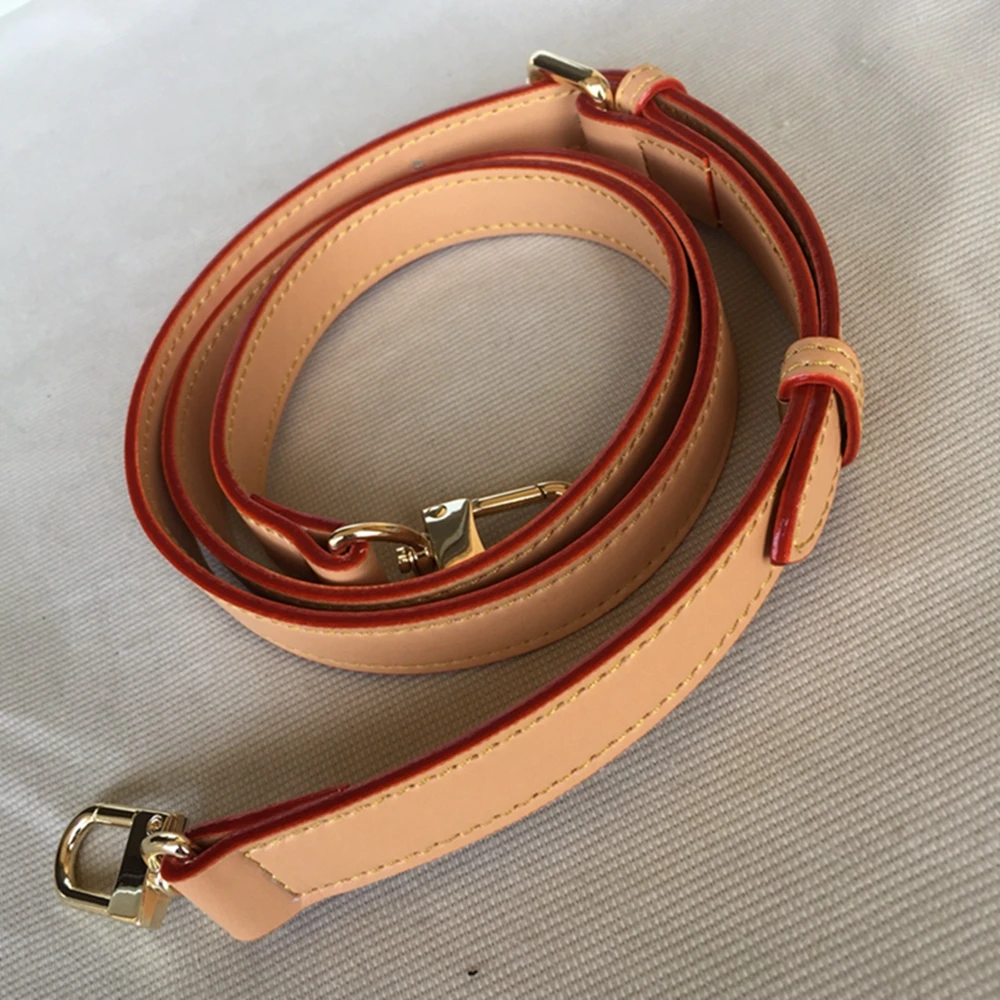 Adjustable 105-120cm Genuine Cow Leather Bag Straps Handbag Handle Wide Belt Shoulder Crossbody Customized Beeswax Bag Strap