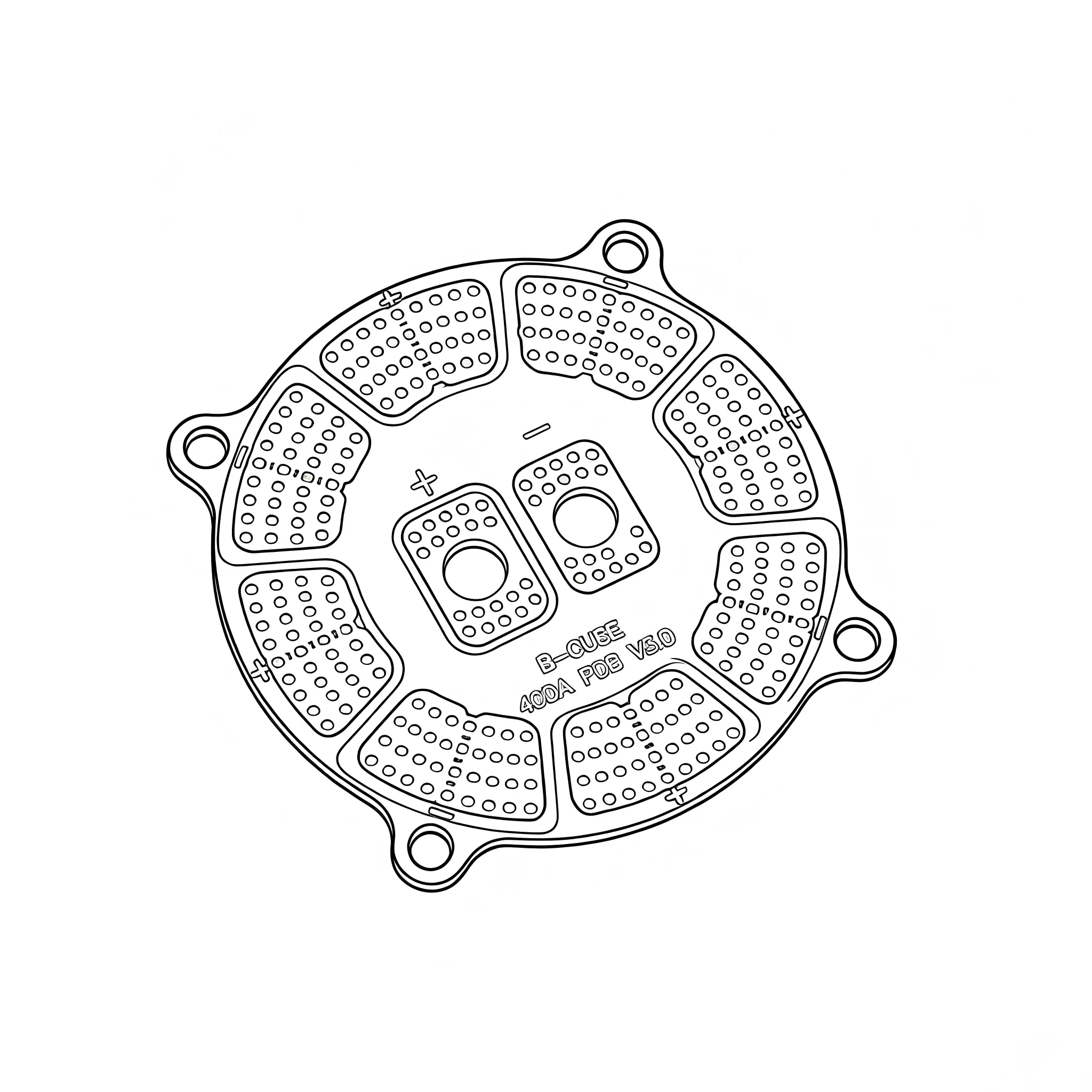 Placa de distribución de energía SkyEye PDB para cuadricóptero, concentrador de energía, placa de distribución de energía PDB V3.0 con puerto de línea XT60