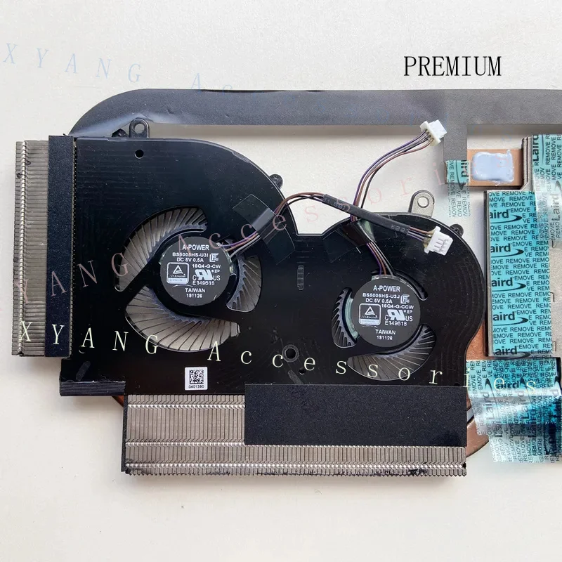 N+ New CPU GPU Cooler Fan Heatsink For MSI GS65 MS-16Q4 P65 Graphics RTX2060 RTX2070 RTX2080 MaxQ 5V 0.5A Game Laptop Radiator