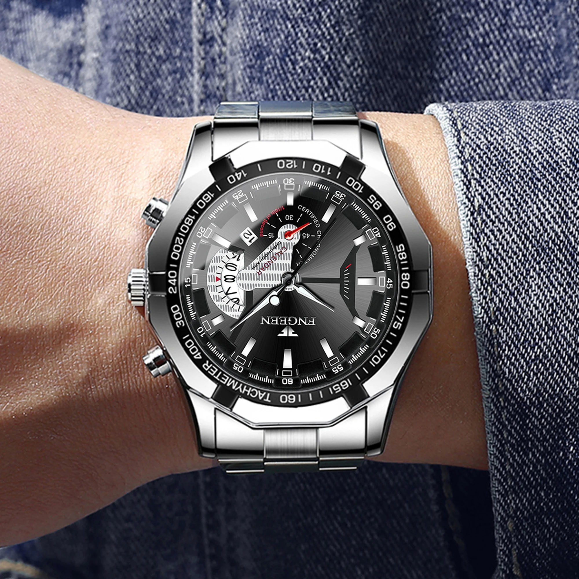 BINBOND Quartz Watches For Men - огляд і ціна Luxury Watch And Price
