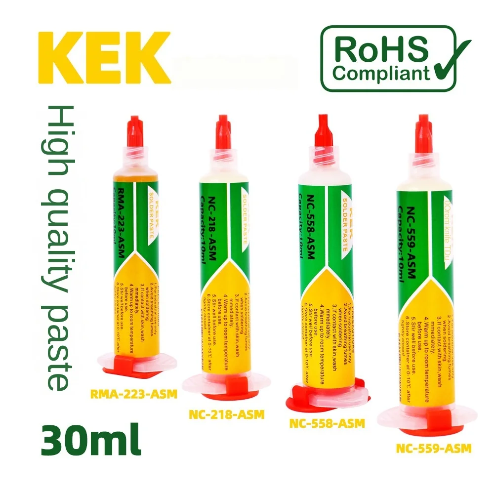 KEK Spritzenlötpaste 30 ml NC-559-ASM 558/223/218BGA Flussmittelpaste