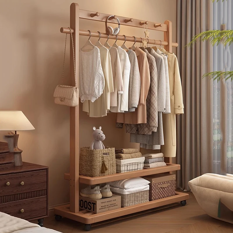 رفوف معطف معلقة لغرفة النوم، تخزين الملابس الدائمة، منظم موفر للمساحة، رفوف معطف فاخرة مفتوحة، أثاث عصري من Perchero