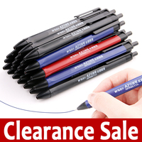 10pcs A2 Gel Pen Feels Comfortable 0.7mm Refill Press Black Red Blue Triangle Student Exam Office Study Stationery Supplies