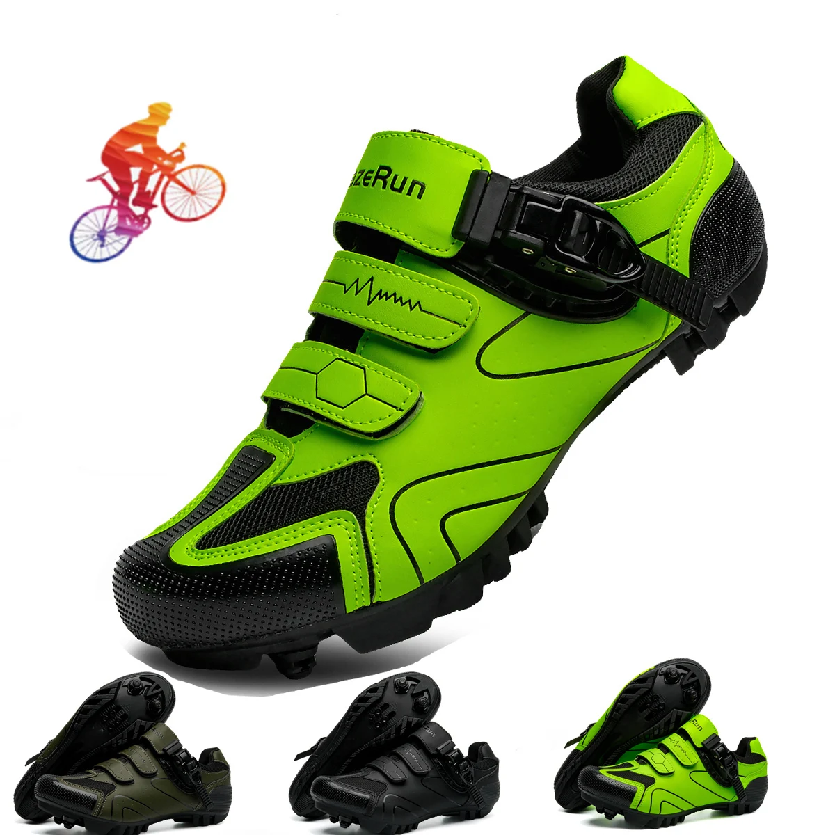 

Велотуфли мужские спортивные для шоссейного велосипеда, скоростные кроссовки, гоночные, с плоскими шипами, велосипедные ботинки, обувь для горного велосипеда