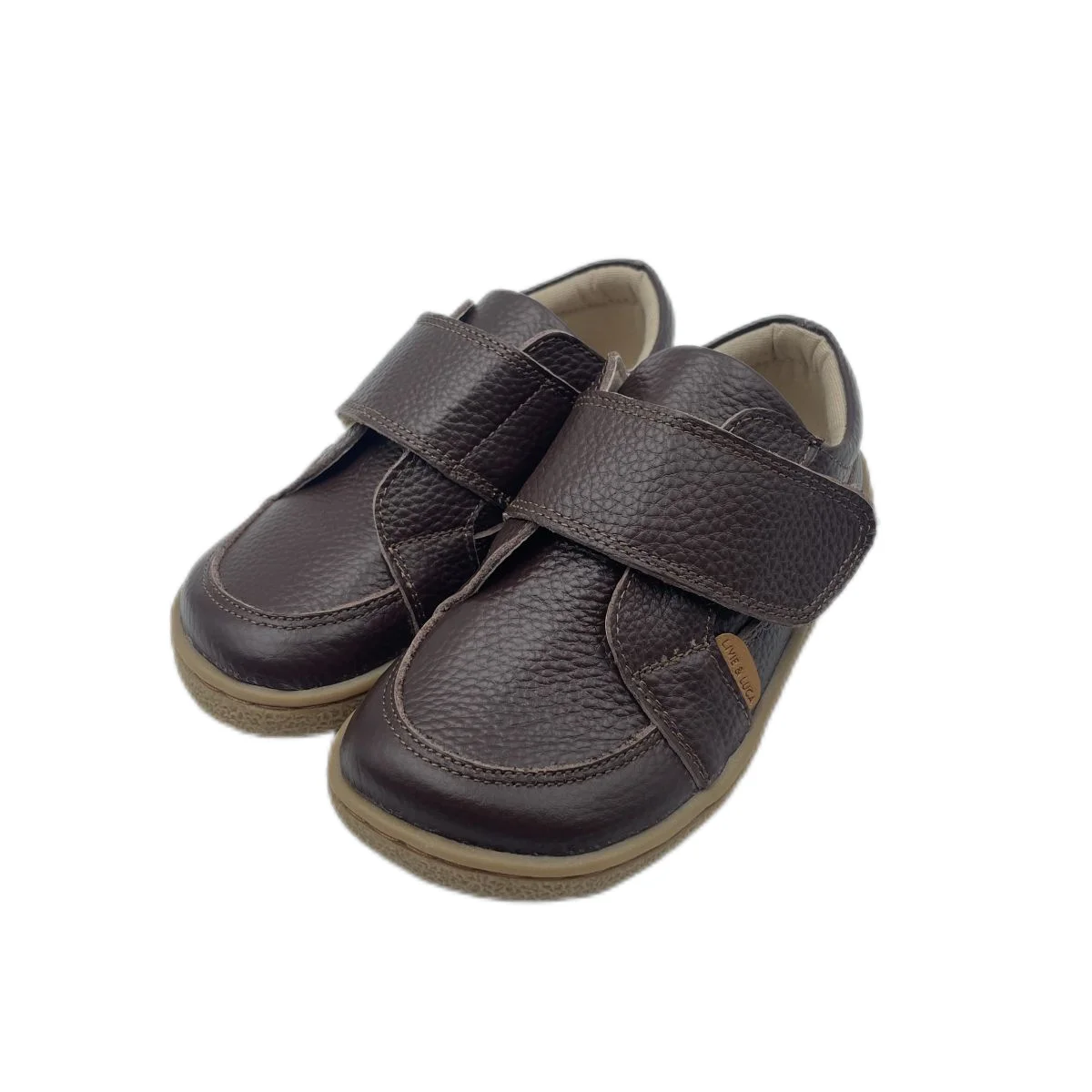 Tipsietoes Kinder Kleinkind Baby Echt leder Barfuß Schuh Junge und Mädchen Sneaker Kind kausal breitere Zehen Box leicht