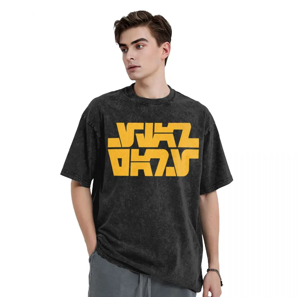 

Aurebesh 1977 Logo T-Shirt anime tshirt oversized mens vintage t shirts