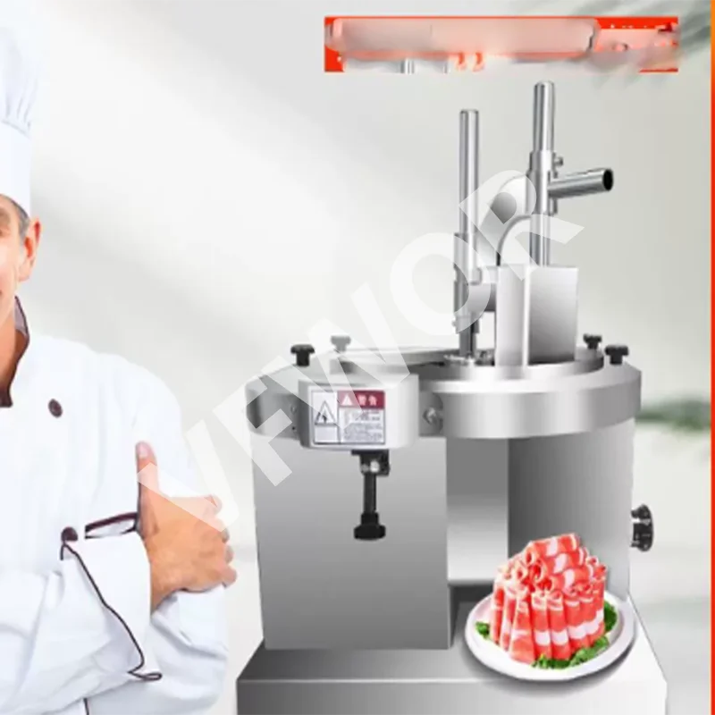 Hot Pot Meat Slicer Commercial Full Automatic Meat Slicing Machine New Fresh 220v Voltage Hot Pot Meat Slicer