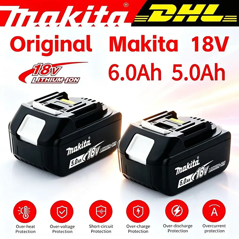 💥100% Genuine 18V Makita 6Ah Makita Battery BL1840 BL1830B B