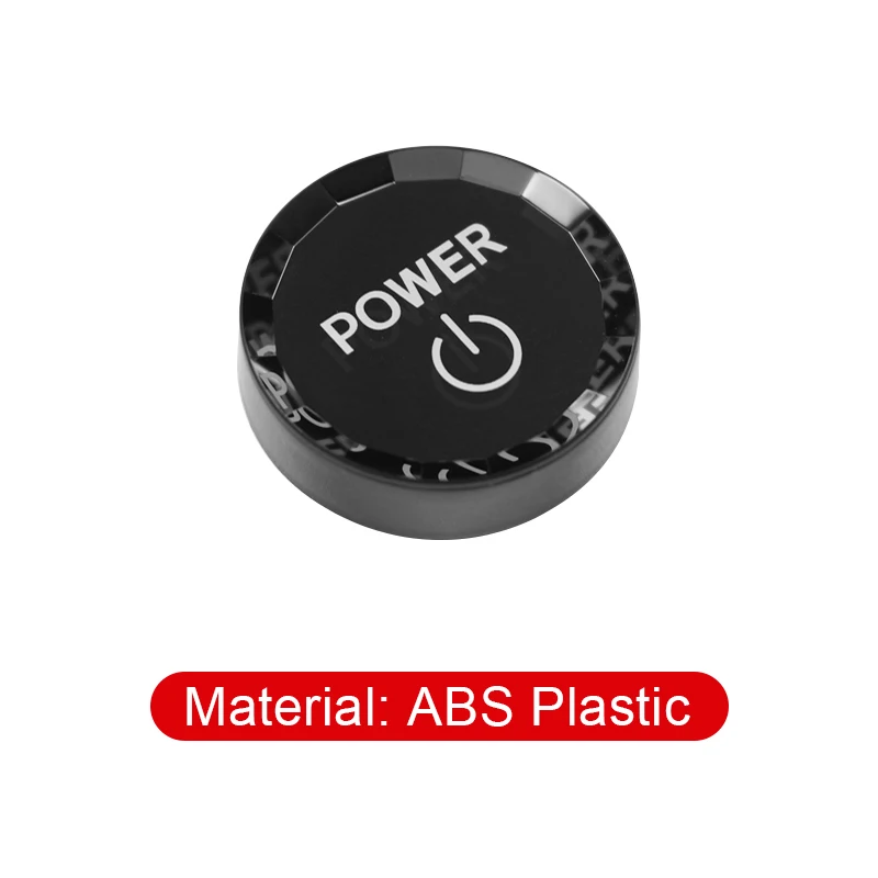 

For Toyota RAV4 XA50 2019 2020 2021 2022 2023 2024 Hybrid ABS Crystal Car Engine Push Start Stop Button Ring Cover Trim Sticker