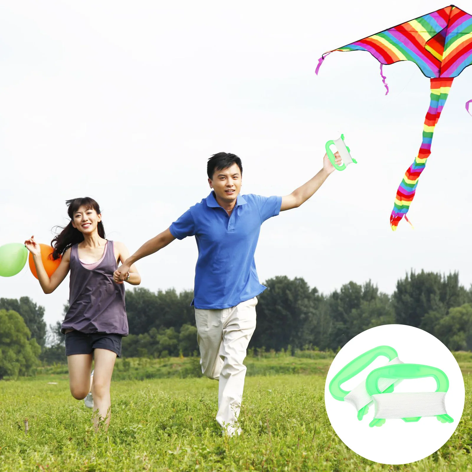 8 stuks vliegerhandvatten zware kleine vliegeropwinder buitenaccessoires 100 m grip comfortabele bediening