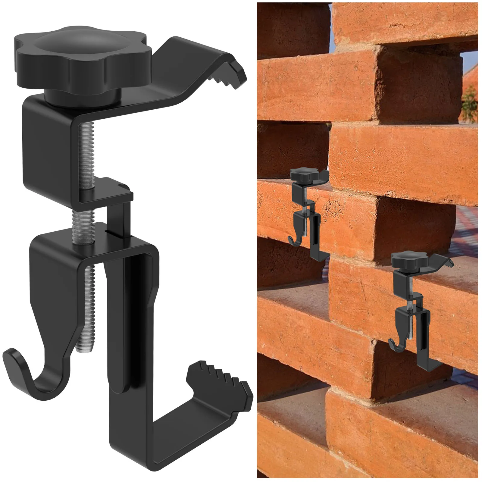 8/12PCS Brick Wall Clips Heavy Duty 1-3/4