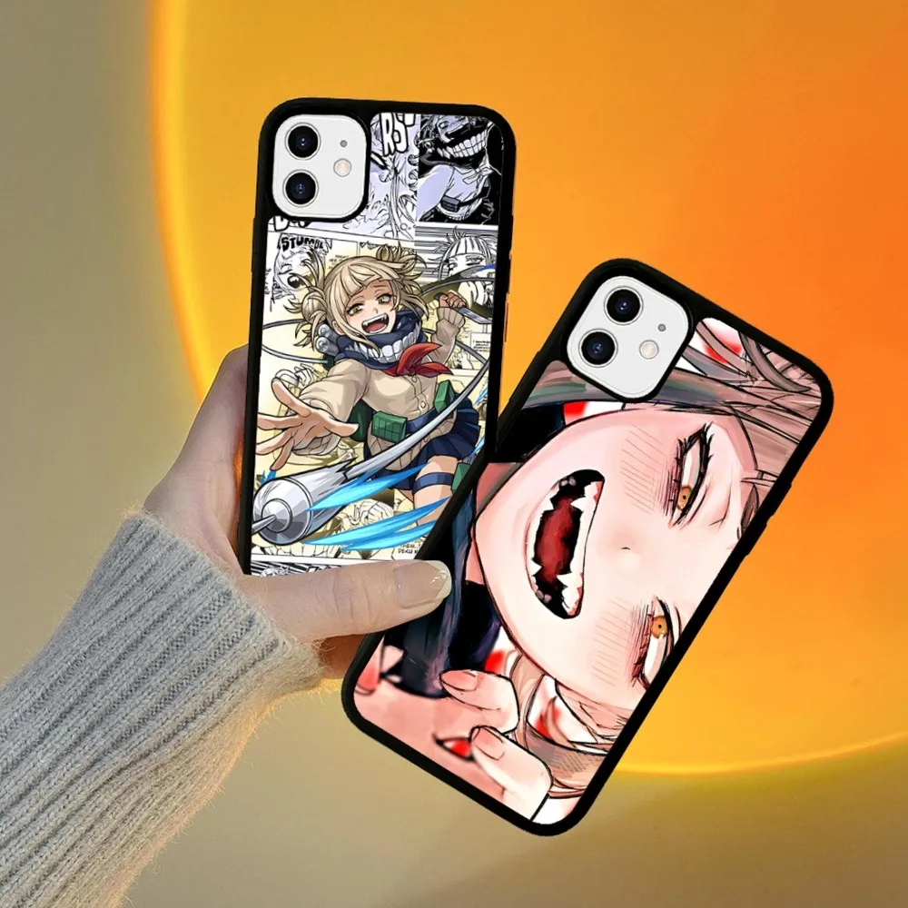 

Himiko Toga Boku No Hero Academia Phone Case Silicone PC+TPU For For IPhone 11 12 13 14 15 16 Plus Pro Max Cover