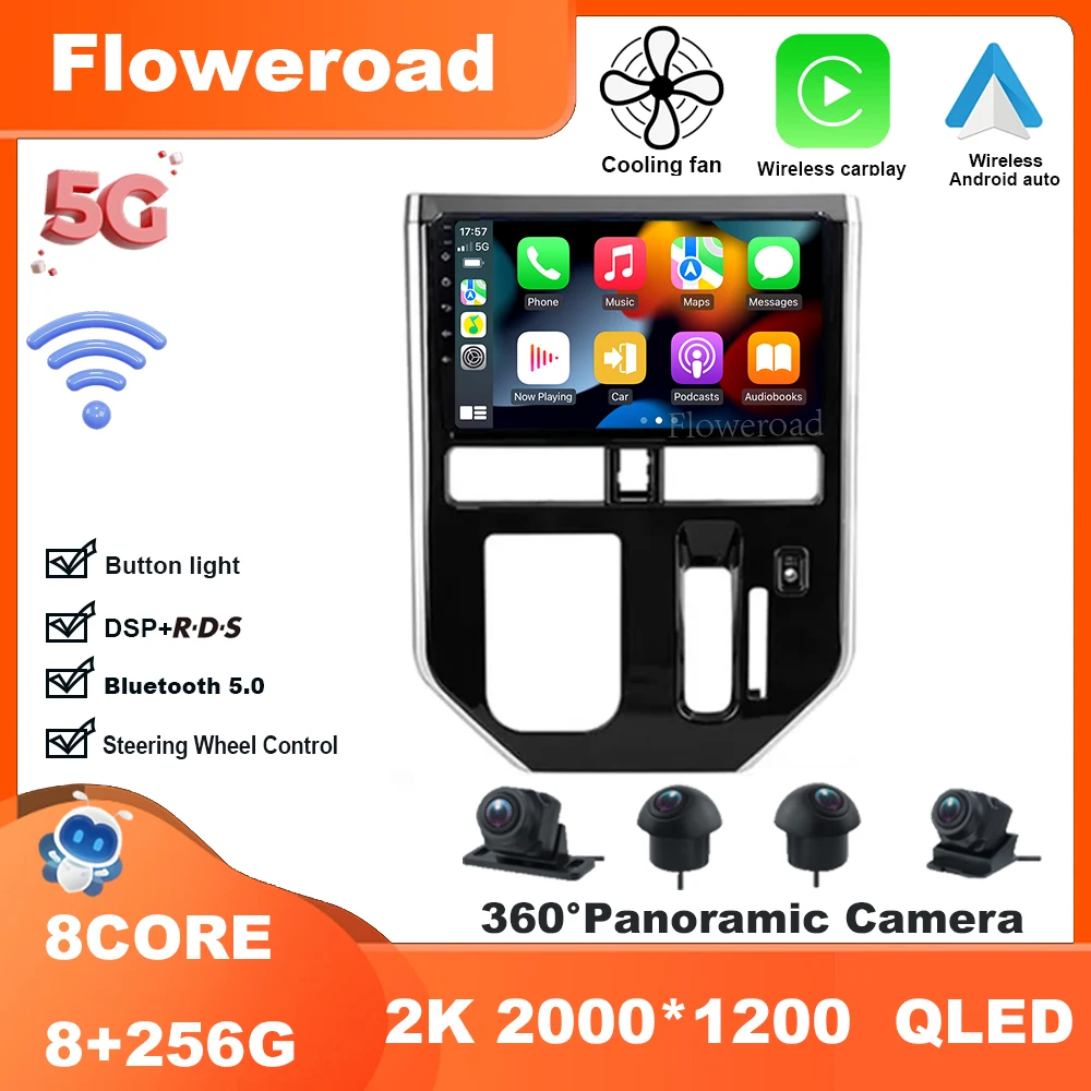 

For Toyota Tank 2016-2023 Android13 Car Radio Multimedia Video Player Navigation stereo GPS Carplay Auto BT5.0