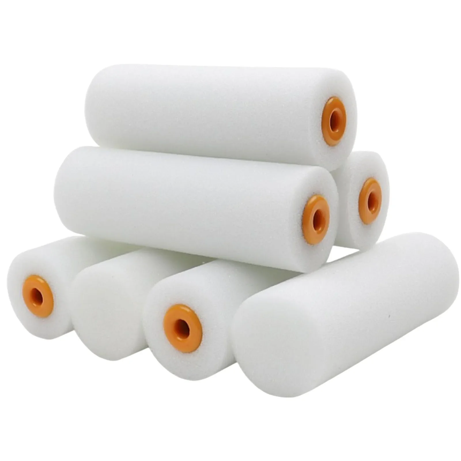 10 Pack Foam Paint Roller - Small Paint Roller, Mini Paint Roller & Paint Roller Cover 4 inch for Painting Walls, Cabinets, Door
