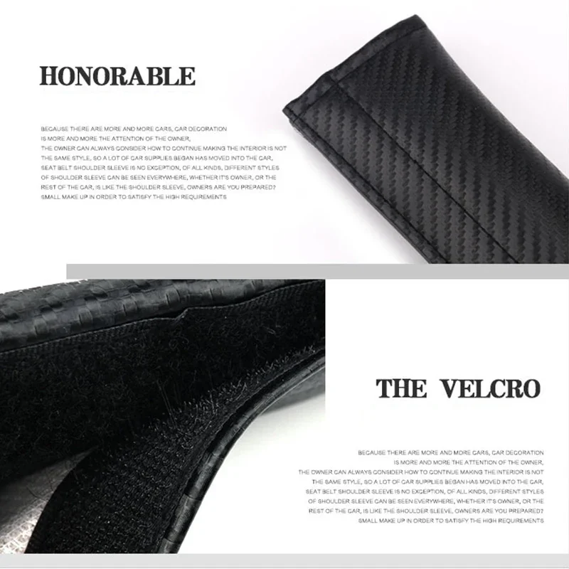 2pcs Seat Belt Covers Car Accessories For Audi S Line A3 A4 A5 A6 A7 A1 A2 Q2 Q3 Q5 Q7 TT S3 S4 S5 S6 S7 RS3 RS4 RS5 SQ 3 4 5 6 view 3
