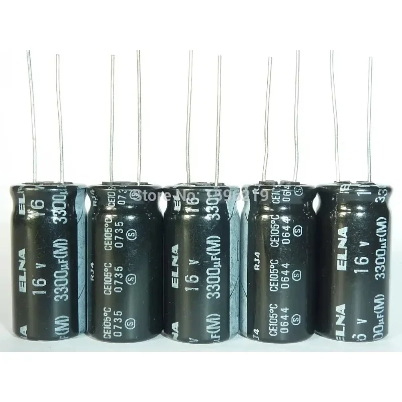 

5Pcs/50Pcs Japan ELNA RJ4 Series 12.5x25mm 16V3300uF Audio capacitor hifi DIY