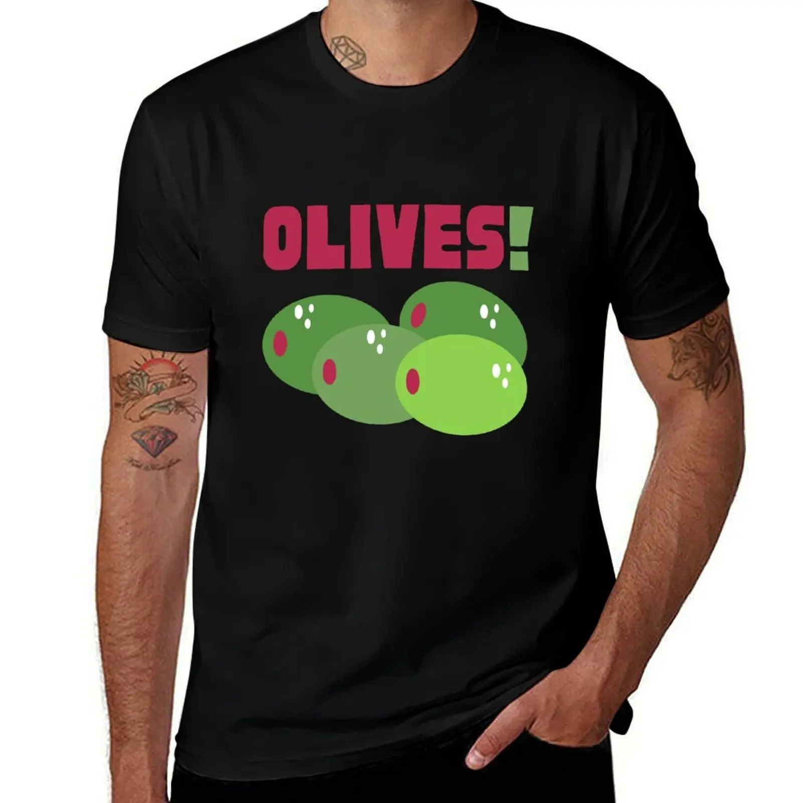 

Olive Lover Tree T-Shirt man t shirts for men man t shirt summer T-Shirt