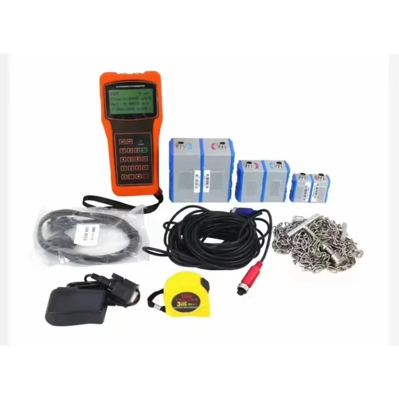 【2026】 Portable TUF 2000 Clamp-on High Temperature 160℃ Ultrasonic Flow Water Meter For Gas Fluid