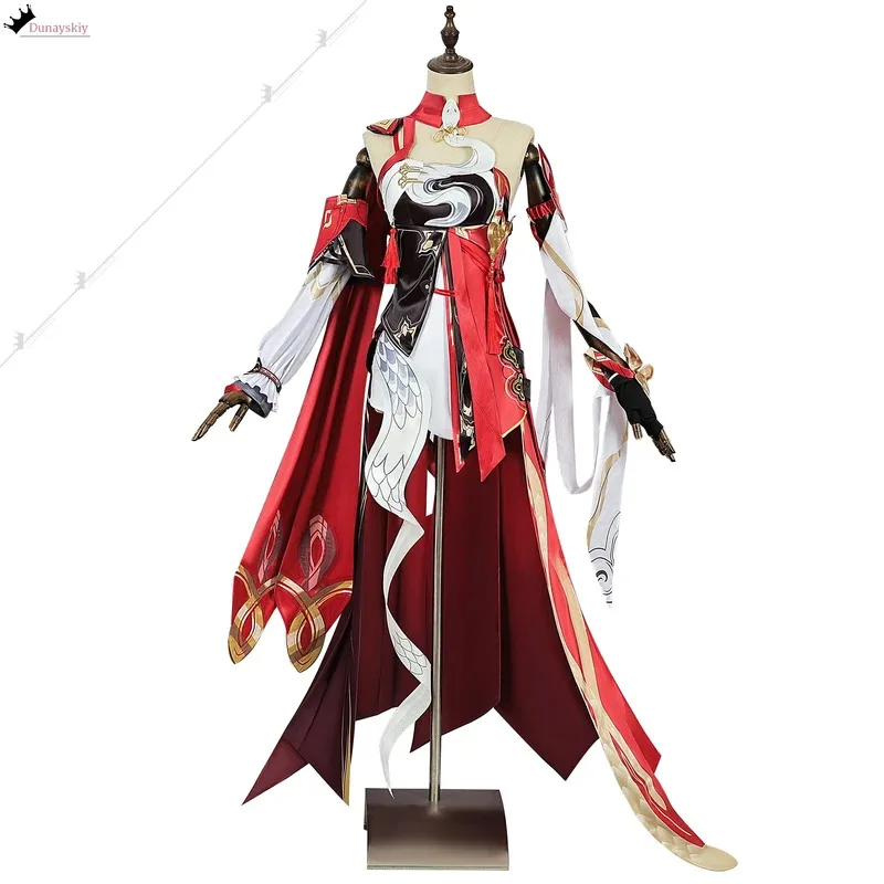 Honkai Impact 3rd Kiana Kaslana Cosplay Costume Lucky Star Kiana Anime Chinese-Style Women's Dress Halloween Outfits Wig Suits