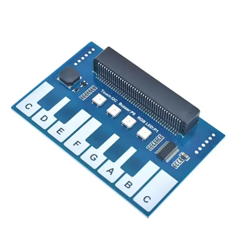 وحدة بيانو صغيرة 3.3 فولت لـ BCC micro: مفاتيح تعمل باللمس microbit لتشغيل الموسيقى، وحدة تحكم باللمس بالسعة TTP229