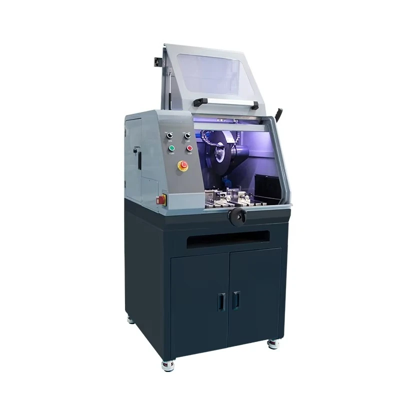 High Power Industrial Laboratory Testing Metallographic Cutting Machine Tool Featuring Essential Motor Engine Core Components