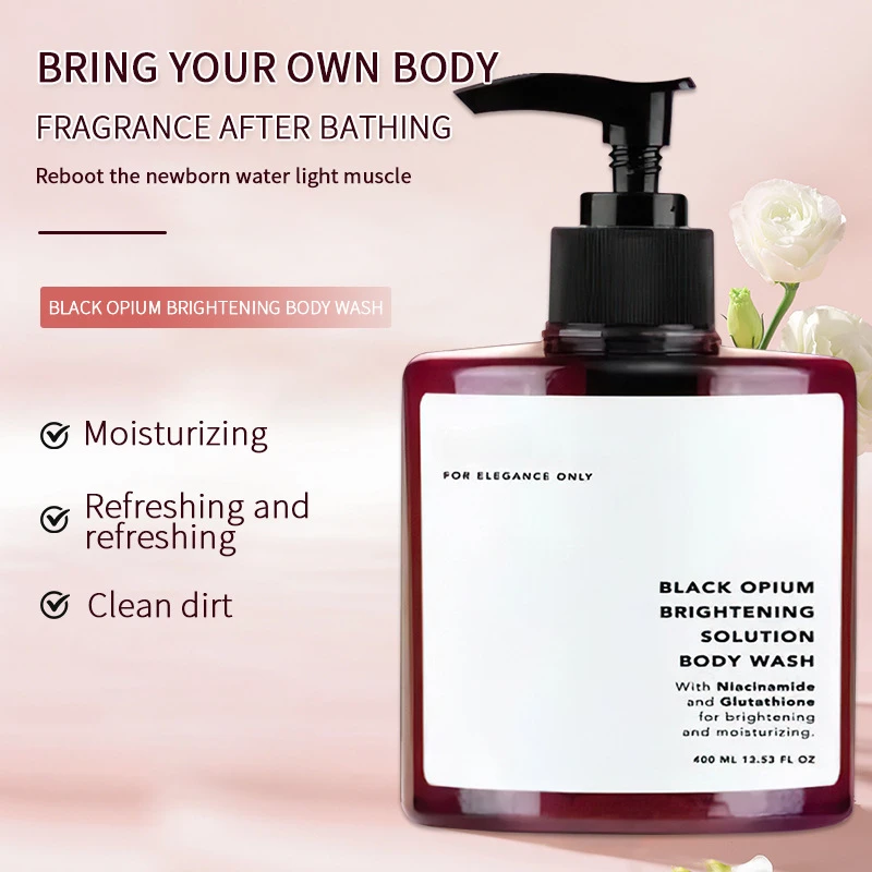 

400ml Shower gel niacinamide fragrance long-lasting moisturizing without damaging skin deep cleansing refreshing oil control