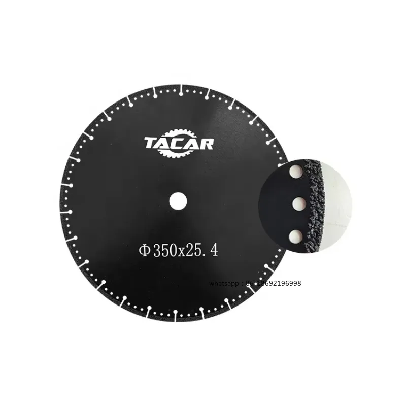 Tacar Diamond Circular Saw Blade for Metal Iron Stainless Steel Cooling Silence Hole Machine Cutting Disc
