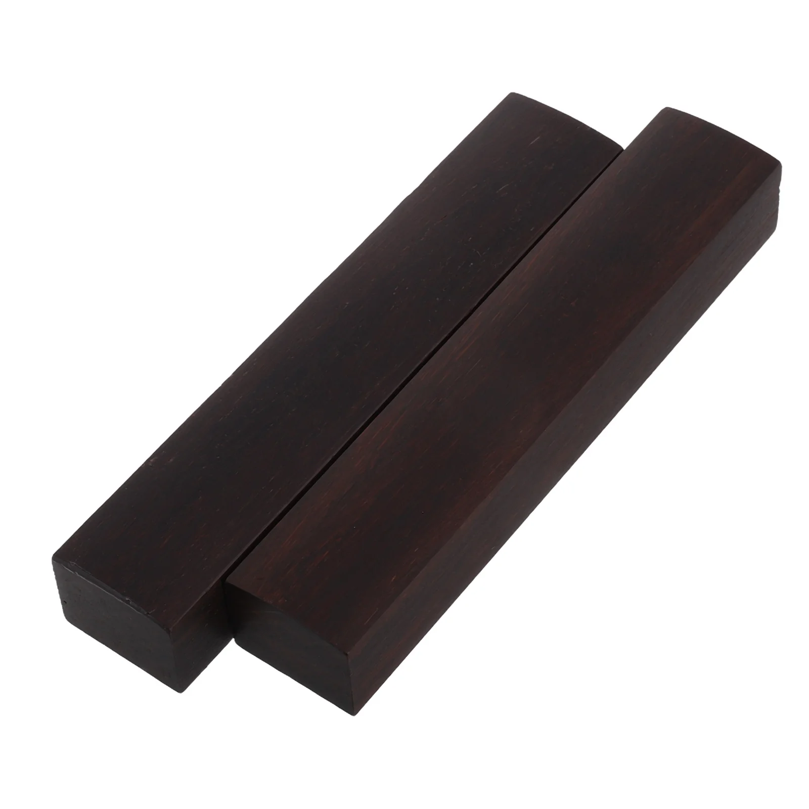 

1Pair Chinese Calligraphy Wood Paperweight Flat Ruler Sturdy Artistic Writing Drawing Practice Office Supplies