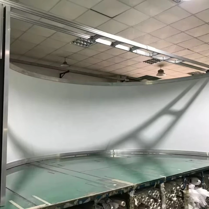

220 Degree Curved Projection Screen for Large-Scale Theme Park Attractions Flight Simulator Projector Screen
