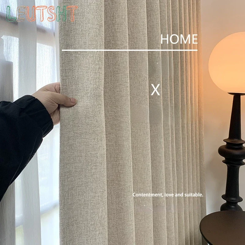 Custom Size Blackout Curtains for Living Room Thermal Insulated Velvet Bedroom Curtain Sound Reduce Drapes Home Decor