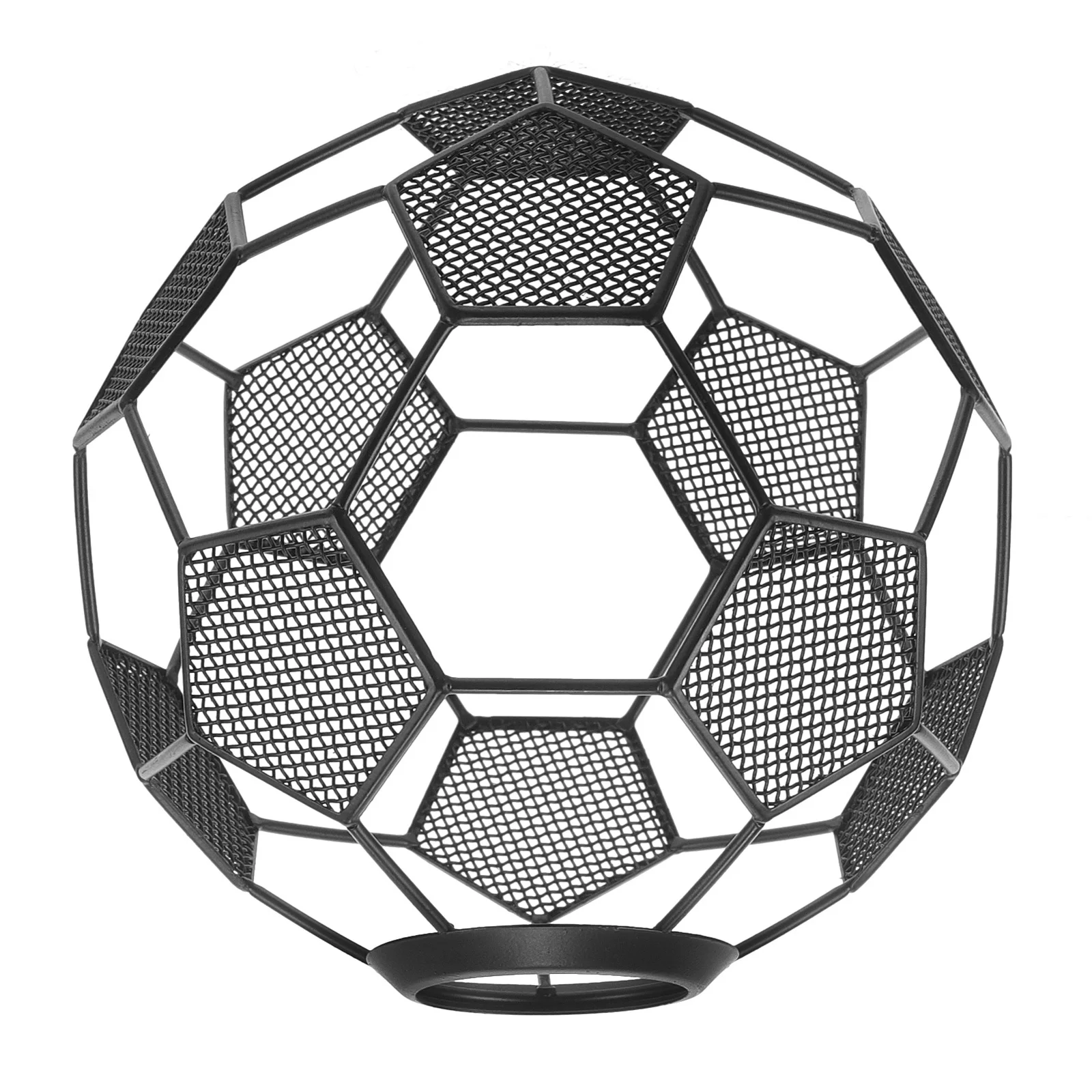 

Абажур футбольной тематики, металлический абажур с отверстием 4,2 см для потолочного светильника, железный чехол для футбольного мяча в деревенском стиле, блики