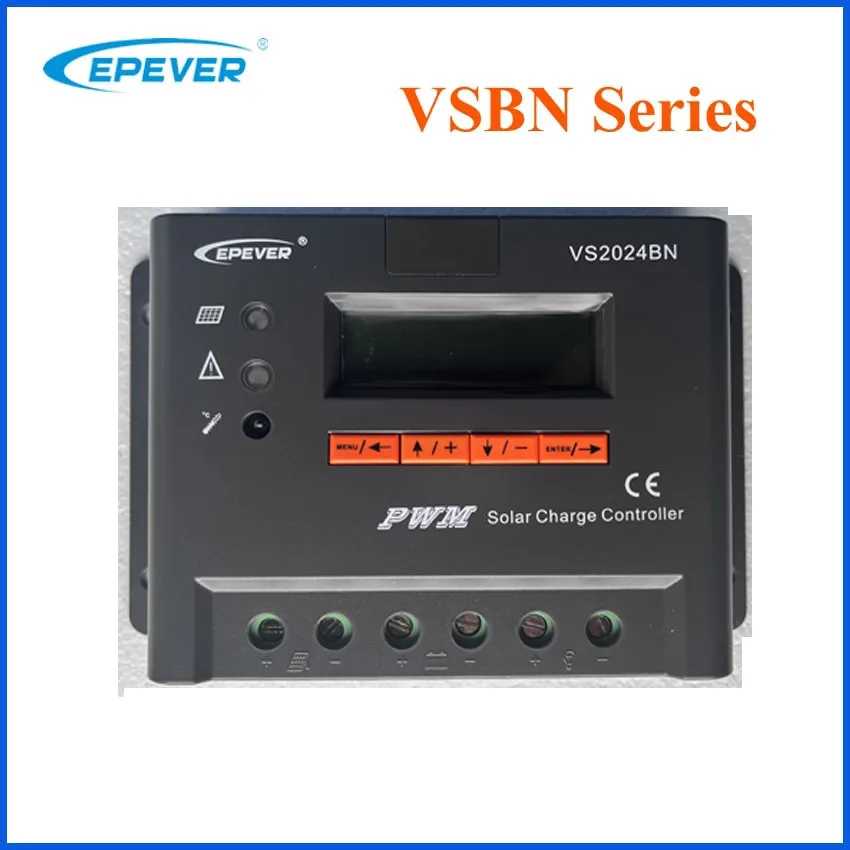 

EPever VS6024BN VS4524BN VS3024BN 60A 45A 30A 20A 12V/24V PWM solar charge controller for home appliance