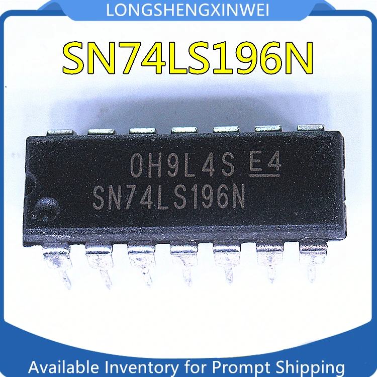 Compteur décimal/casier Direct DIP-14, 1 pièce, 74LS196