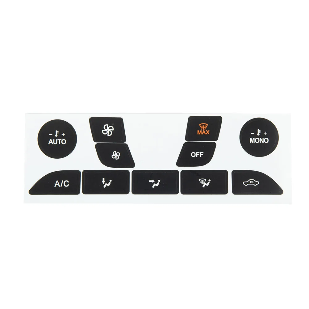 Enhance Visibility and Durability with Car Air Condition Control Switch Button Repair Stickers for Ford Focus 19992005