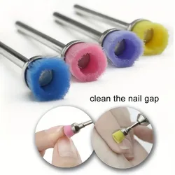 6PCS Nail Dust Cleaning Brush, Nail Polish Grind Drill Clean Brush Head For Electric Nail Drill Machine Nail Dust Remover Access
