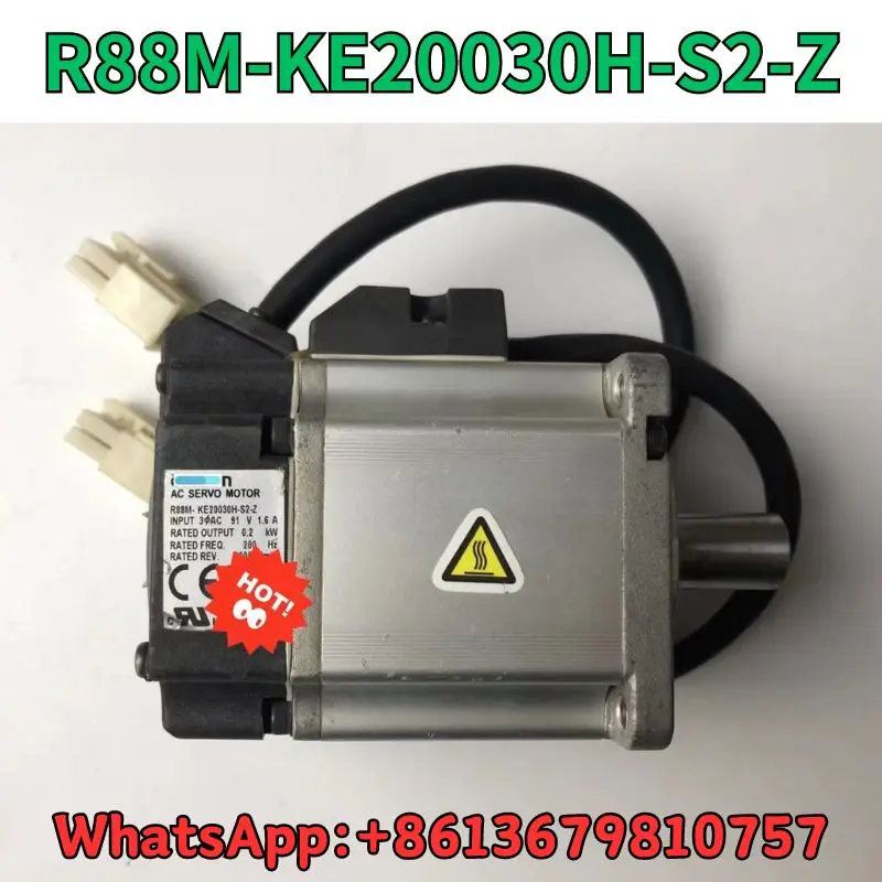 

Used Motor R88M-KE20030H-S2-Z test OK Fast Shipping