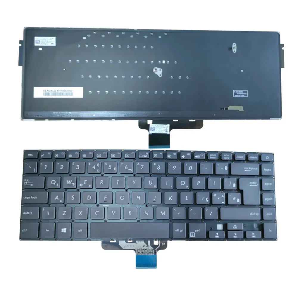 Notebook Brazil Keyboard Backlight For ASUS VivoBook X510 X510UF X510UN S510 F510UA X510UA Brazilian Backlit Keyboards 4626UK00