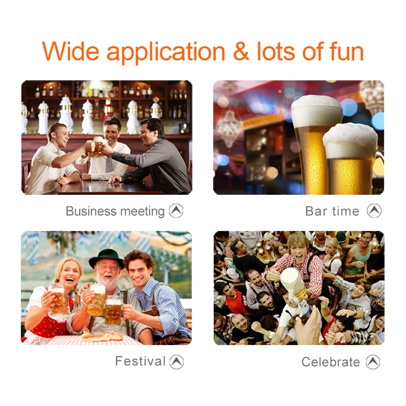Portable Ultrasonic Canned Beer Foam Maker Machine for Family Party bar Beer Lover