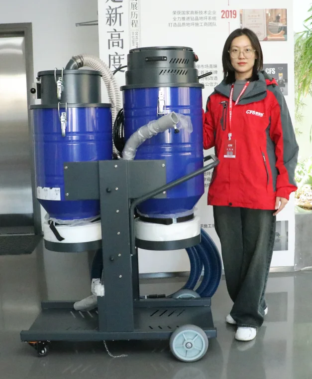 2025240V Dust Extractors Concrete Floor Industrial Vacuum Cleaner with Advanced Filtration for Wet Dry Applications